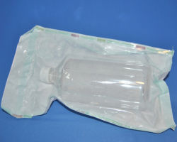 TOPwater - 500ml Sterile PET container. Paper+Plastic wrap.